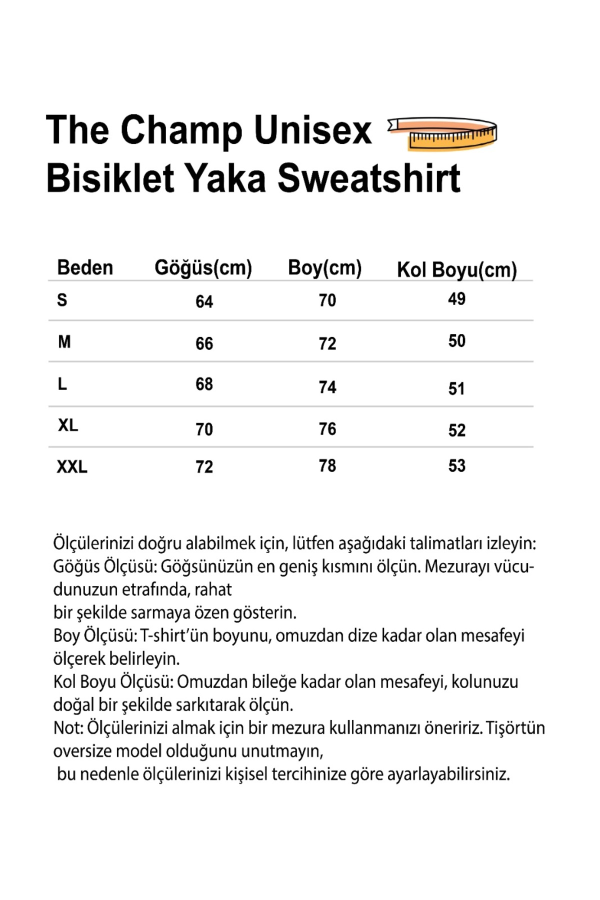 Unisex Oversize Sweatshirt Wildest Dreams Baskılı Sarı – Bisiklet Yaka, 3 İplik Şardonlu — زرد TCH-S-K-M-WT-101 — تصویر 7 از 7