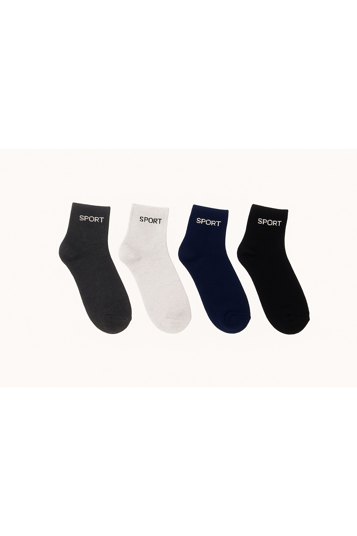 Hitit Socks Erkek 9 Çift Pamuklu Günlük Kullanıma Uygun Sport Yazılı Yazlık Nefes Alan Kısa Çorap görsel 4