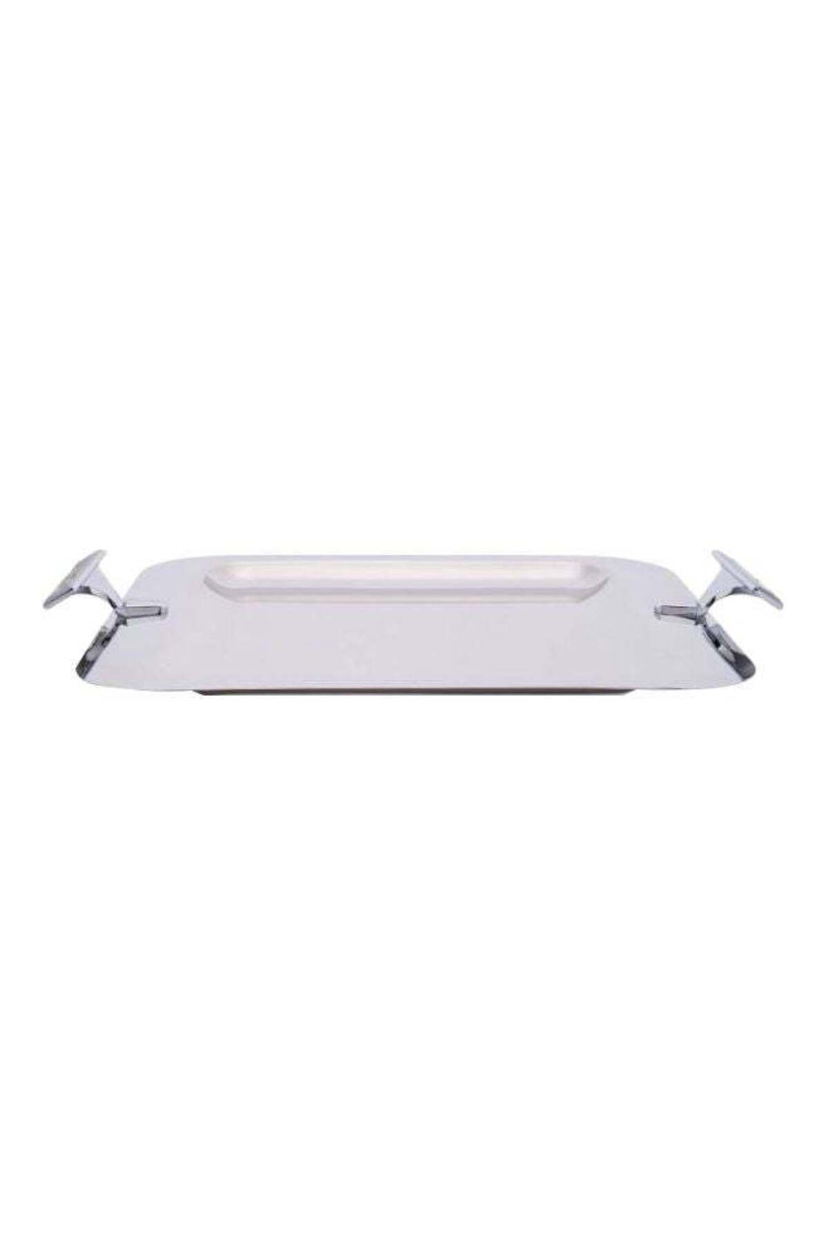 Generic-REGENT Orient Ss Tray Square Standard Silver 46x34cm 1