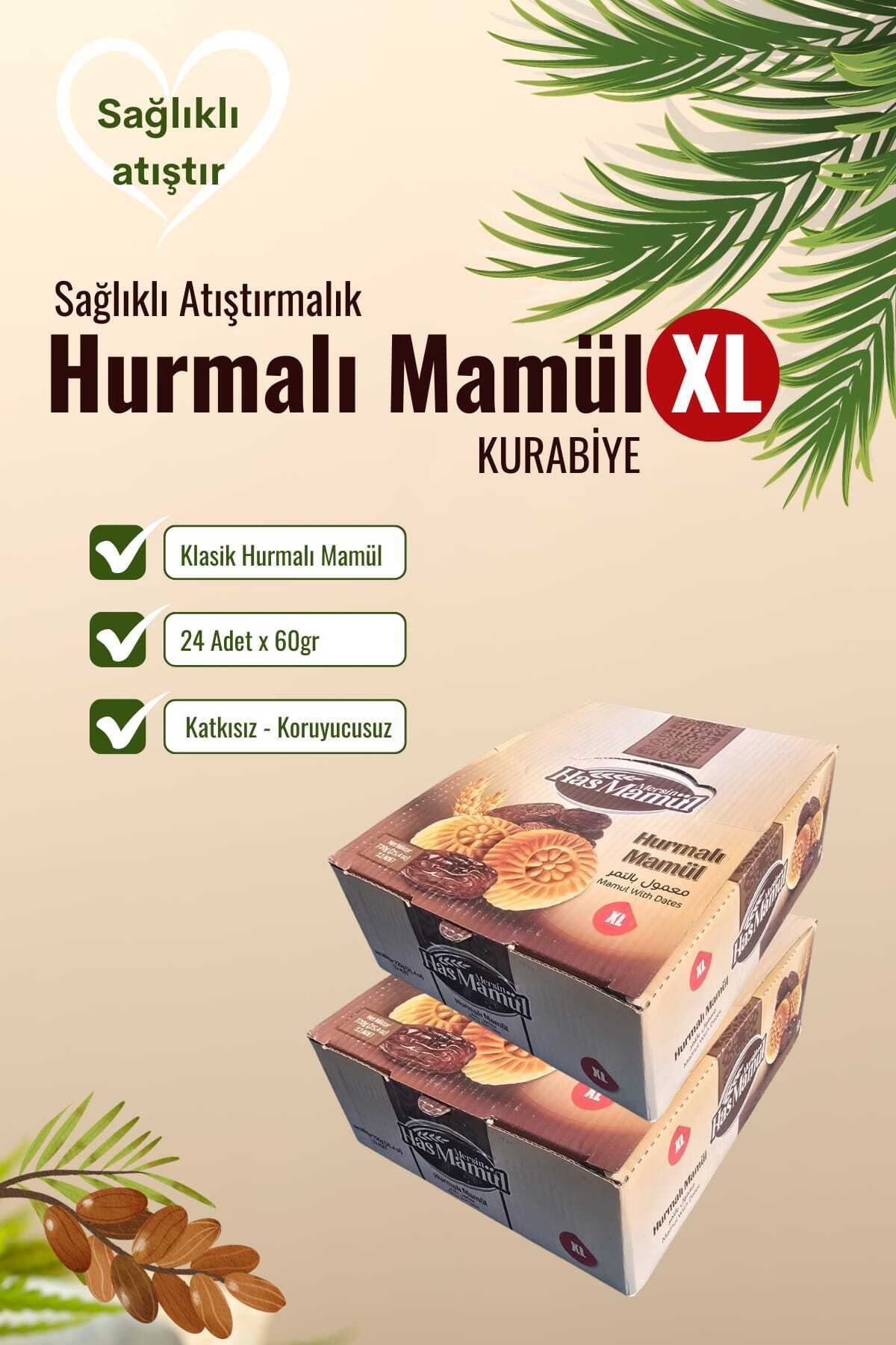 HasMamül XL HURMALI KURABİYE (60g.) 2 KUTU