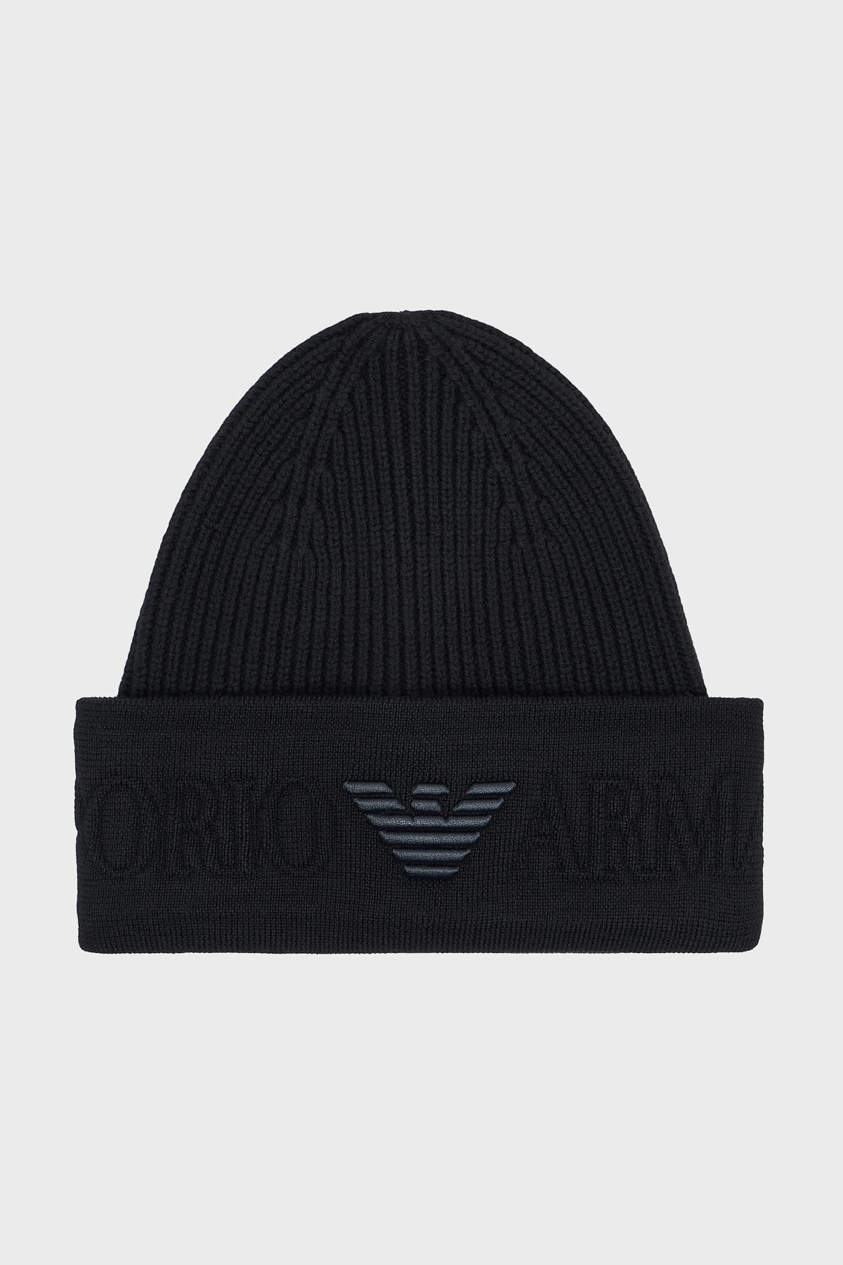 امپوریو آرمانی لوگوی پشمی Beret مردانه BEANIE EM003750 AF19896 UC001