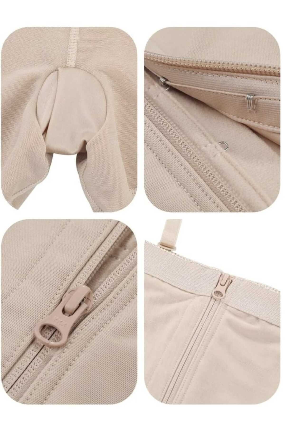 Fstyle-Full body shaper with sponge padding to hide sagging and shape the entire body with sponge padding 4