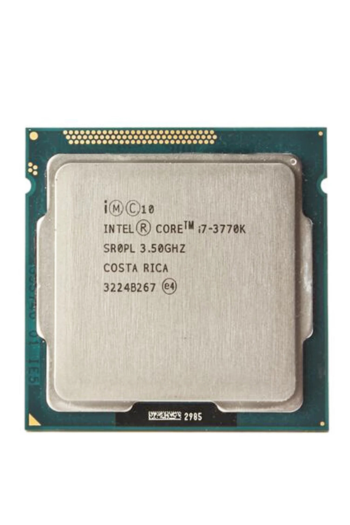 Intel-معالج وحدة المعالجة المركزية Core i7 3770K رباعي النواة بسرعة 3.5 جيجاهرتز و77 واط LGA 1155 3