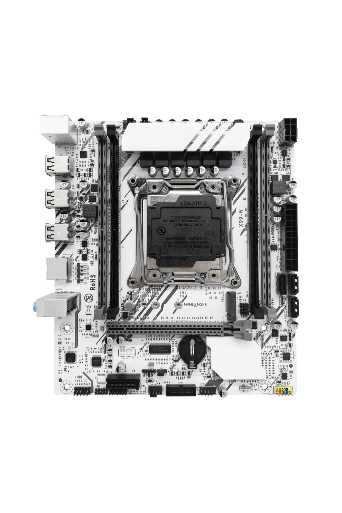 Choice-Motherboard+CPU ZSUS X99-W Motherboard Set Kit With LGA2011-3 Xeon E5 2680V4 CPU DDR4 16GB (1*16GB) 8