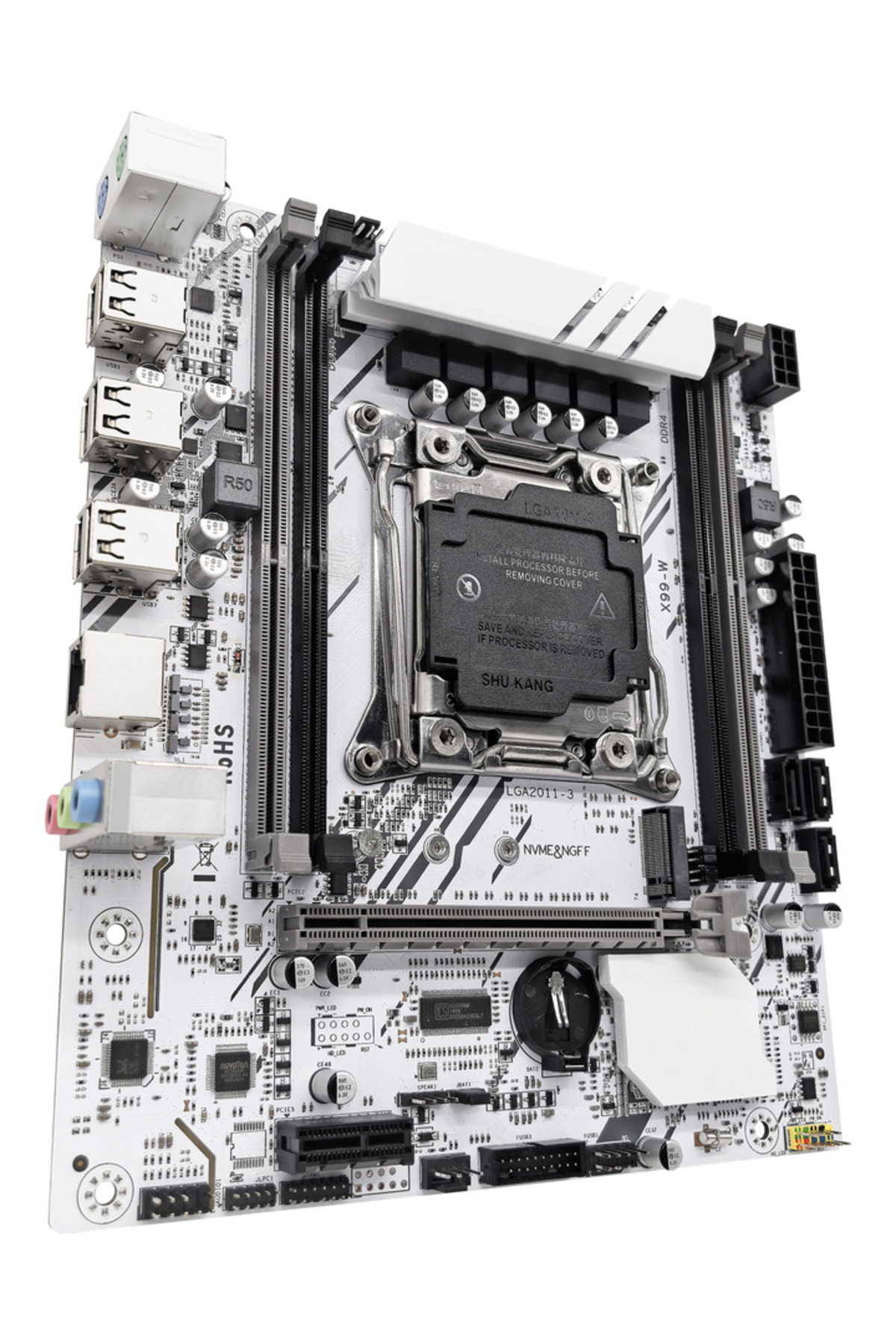 Choice-Motherboard+CPU ZSUS X99-W Motherboard Set Kit With LGA2011-3 Xeon E5 2680V4 CPU DDR4 16GB (1*16GB) 7