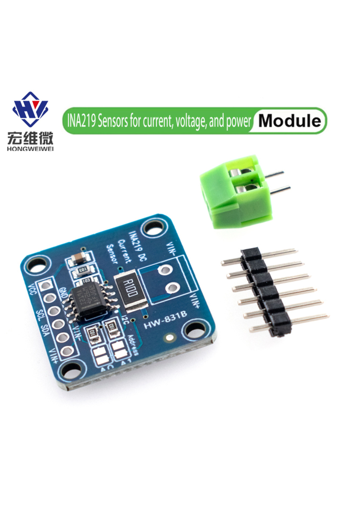 Choice-INA219 Bi-directional DC Current Power Supply Sensor Breakout Module DIY 3V-5V IIC I2C Power Moni... 1