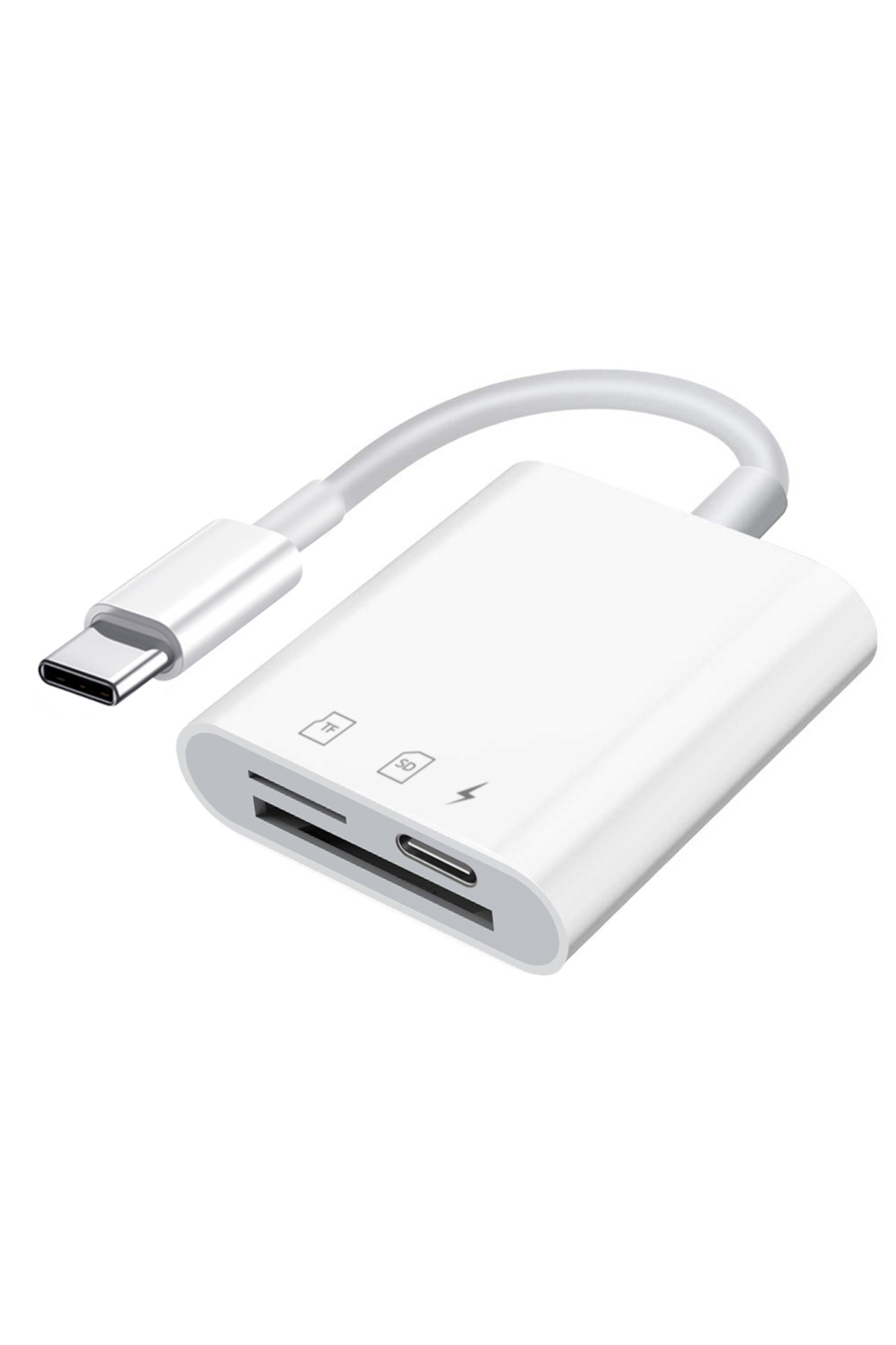Choice-3 in 1 card reader 3in1 SD TF Card Reader 30W Fast Charging USBC OTG Adapter for iPhone15 Mac Camera 1