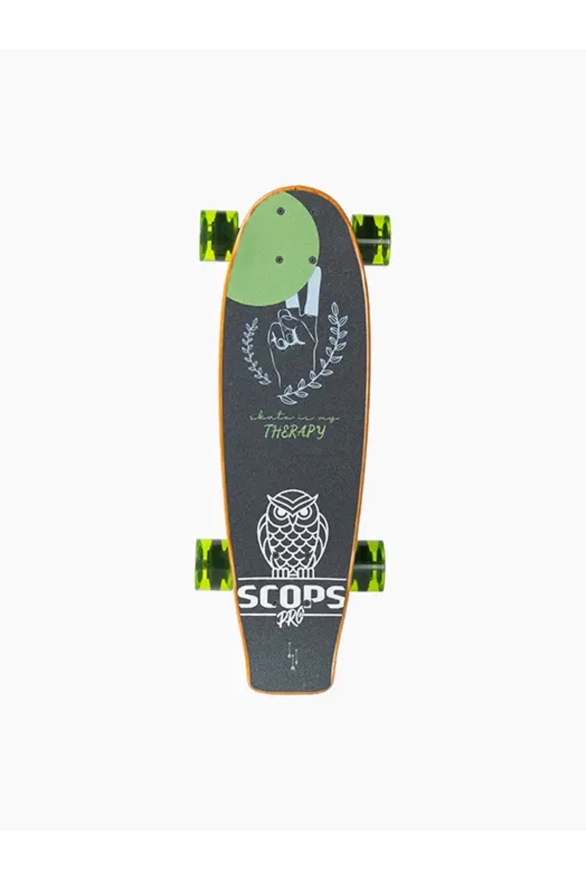 Esginler Design CruiseX Shortboard – Cross Fingers - Ahşap Kaykay Scops