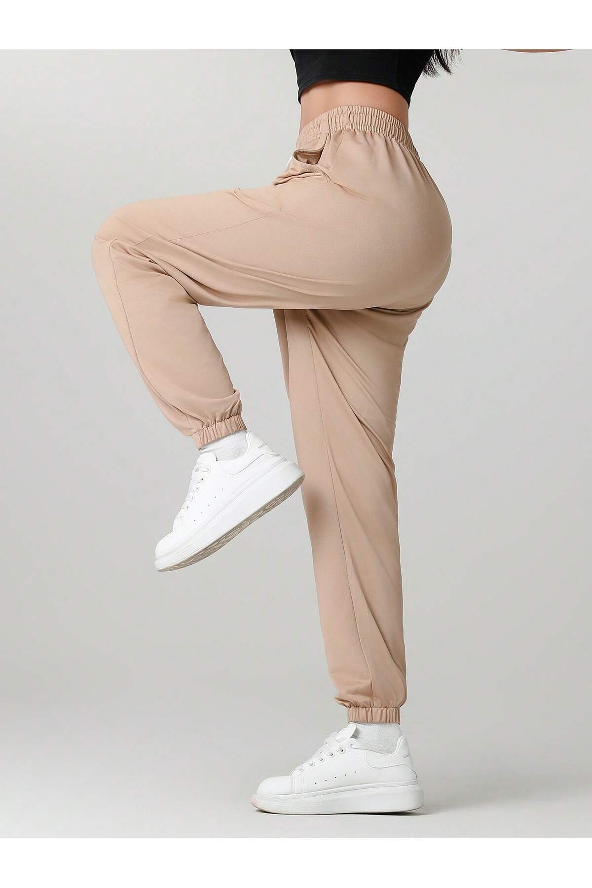 DAXİS Sportwear Company Kadın Lastik Paçalı Eşofman Altı görsel 5