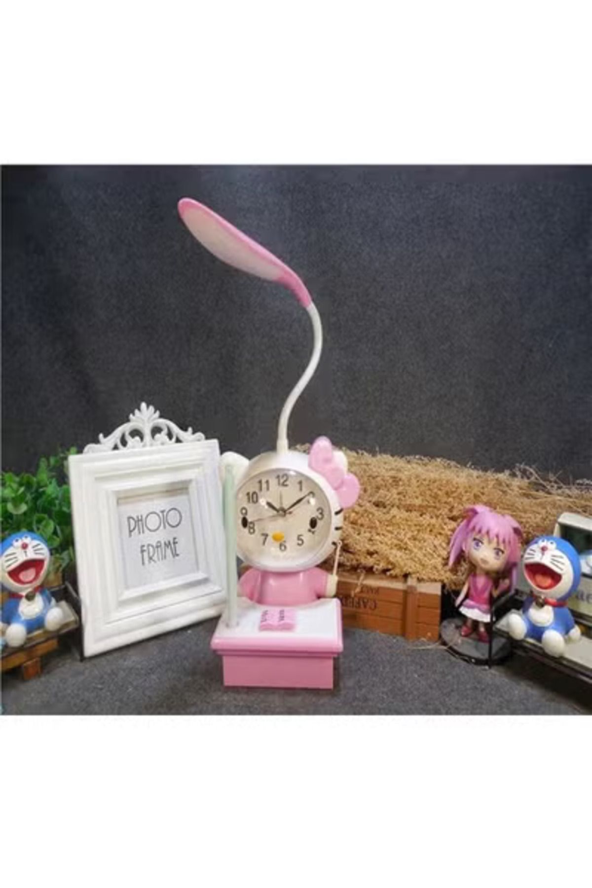 Raffine-Creative Desk Table Lamp with Analog Clock 3