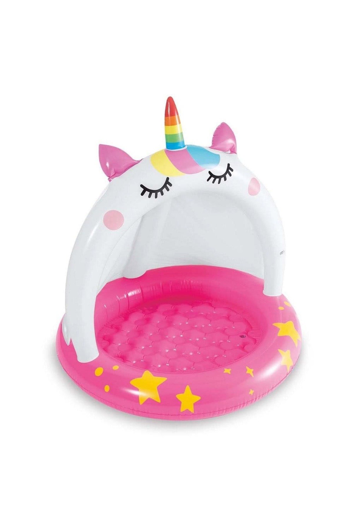 Intex-Intex inflatable pool for children, with soft base and built-in roof, made of vinyl, in the shape of ... 1