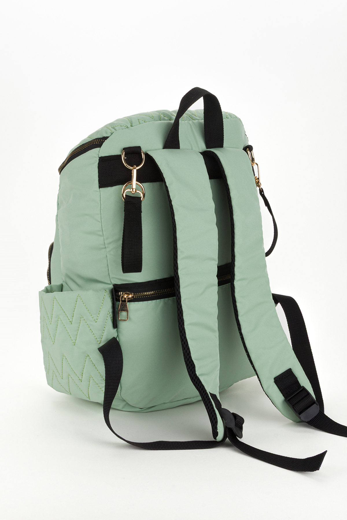 Disanuva Nakışlı Bondit Hafif Kumaş Anne Bebek Bakım Çantası Termoslu Biberon Cepleri fotoğrafı 5 (önizleme)