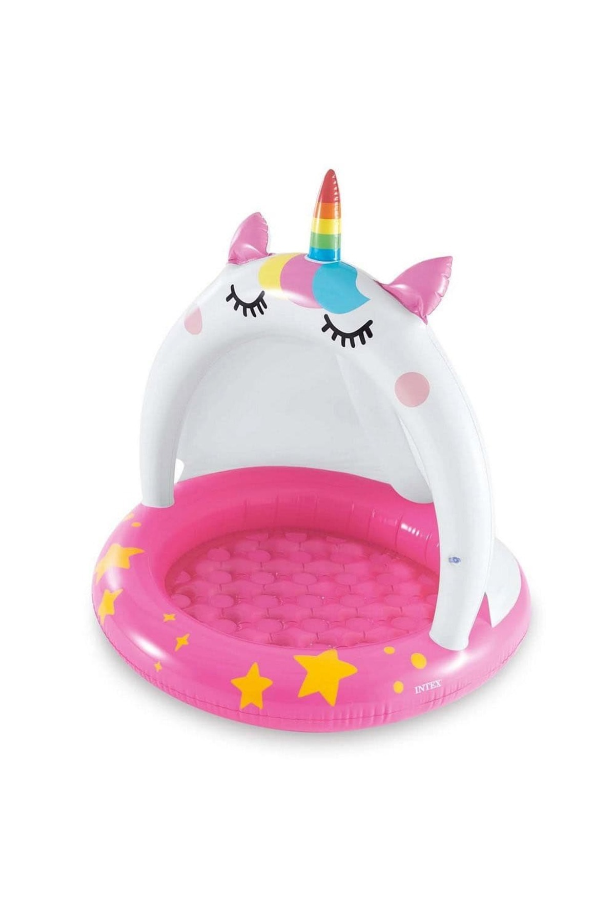 Intex-Intex inflatable pool for children, with soft base and built-in roof, made of vinyl, in the shape of ... 3