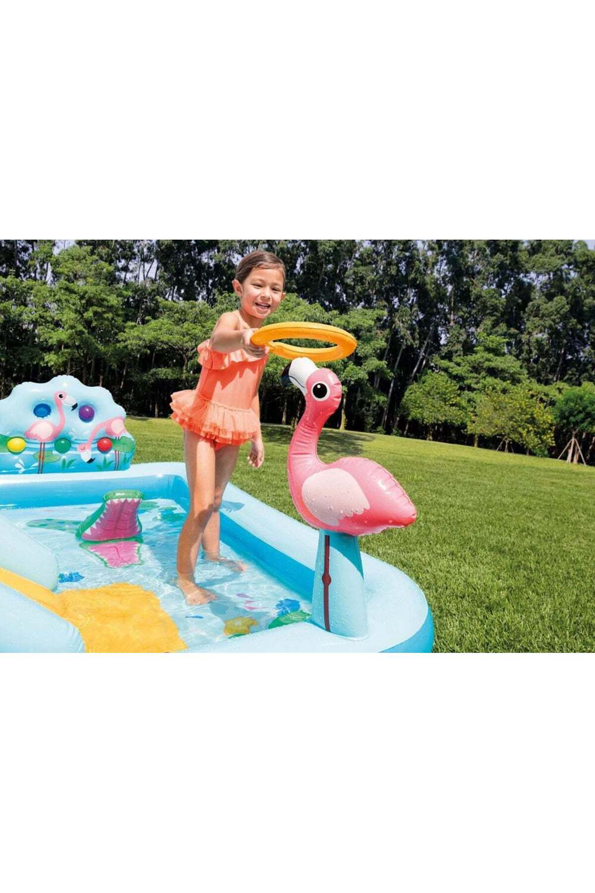 Intex-Intex children's play center, inflatable, made of PVC, with slide, 257 x 216 x 84 cm... 5