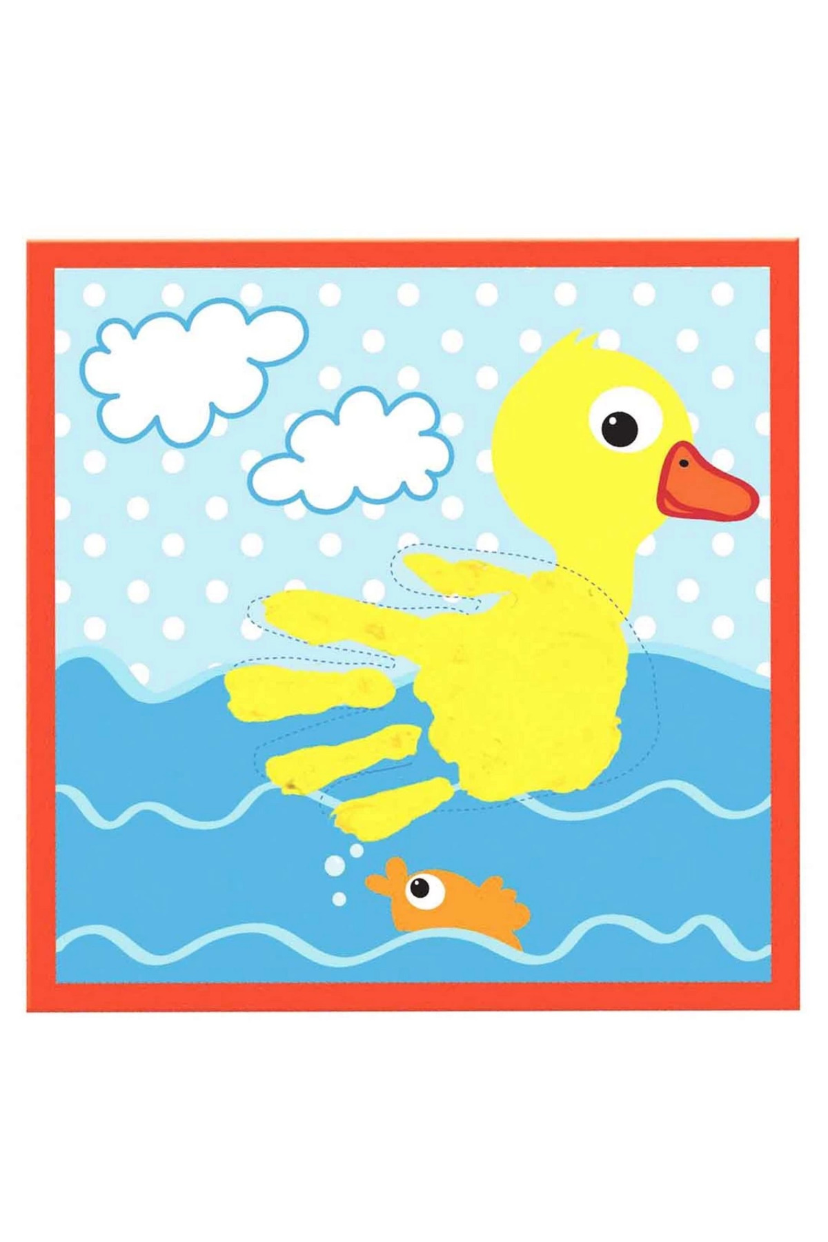 نخستین نقاشی با انگشت