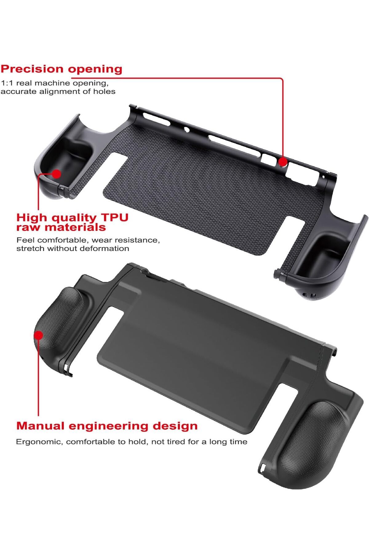 Generic-CENXI Dual Grip Designed for Nintendo Switch 2 Case, Protective Handheld Case with Ergonomic Grip an 2