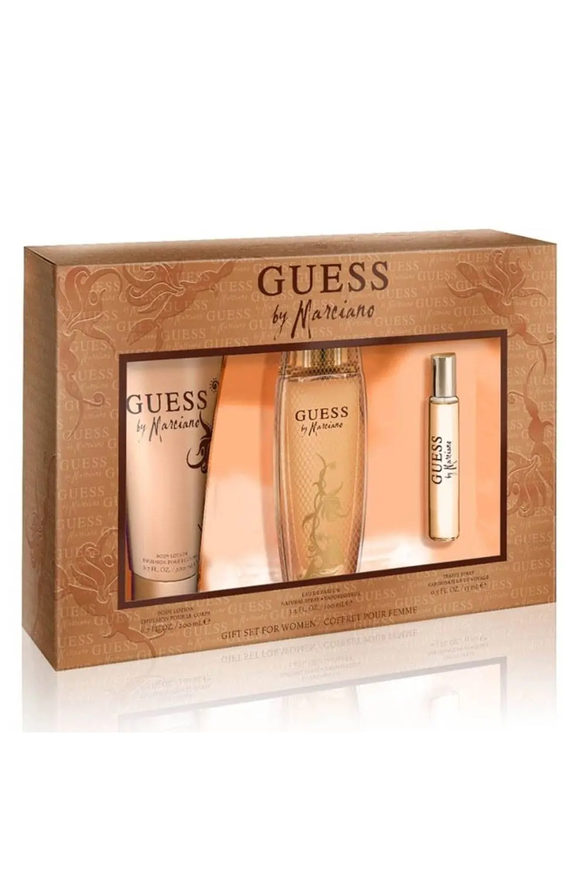 Guess By Marciano For Women Set Edp 100ml + Bl 200ml + Edp 15ml