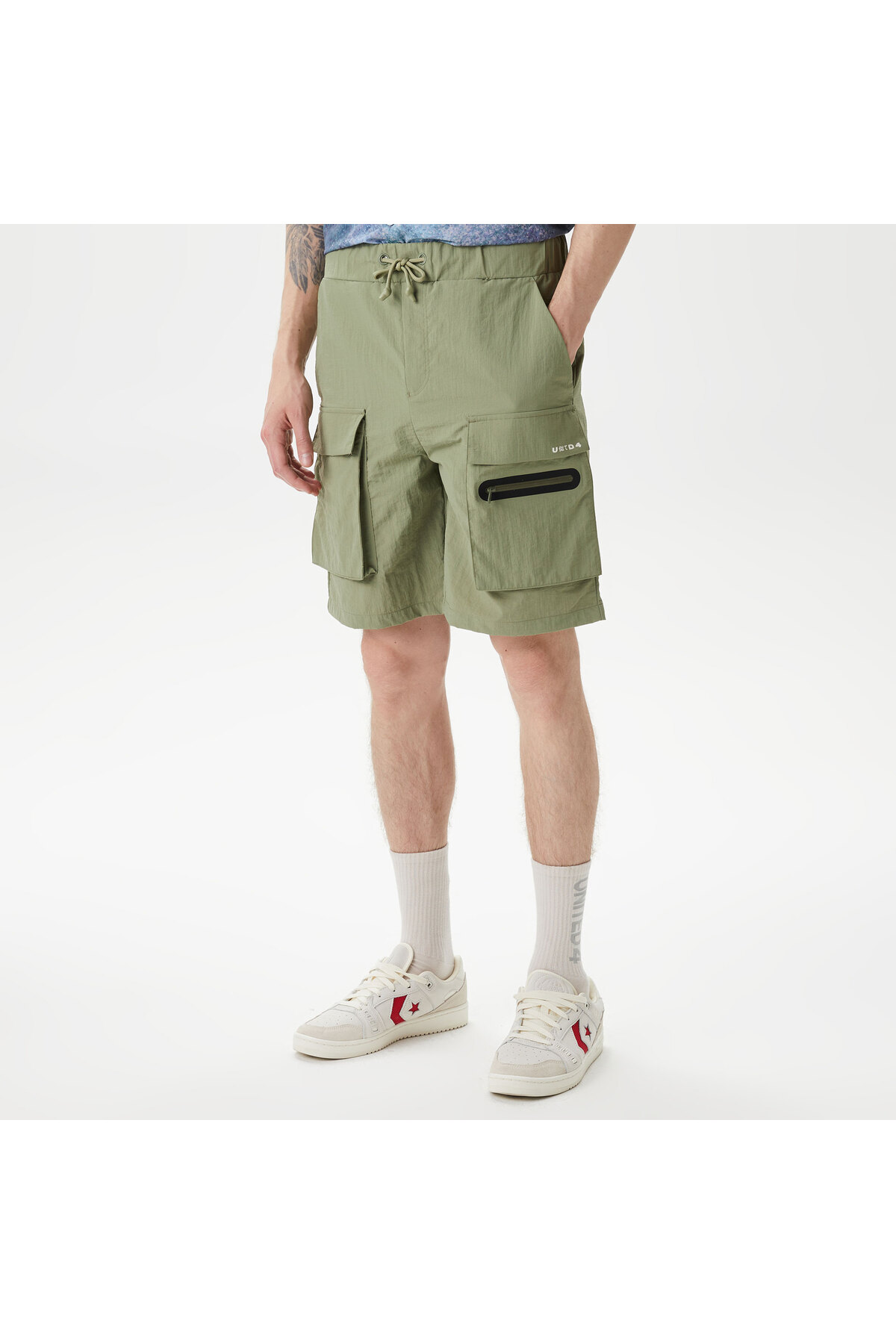 United4  UNITED4 Erkek Haki Şort - Görsel 3