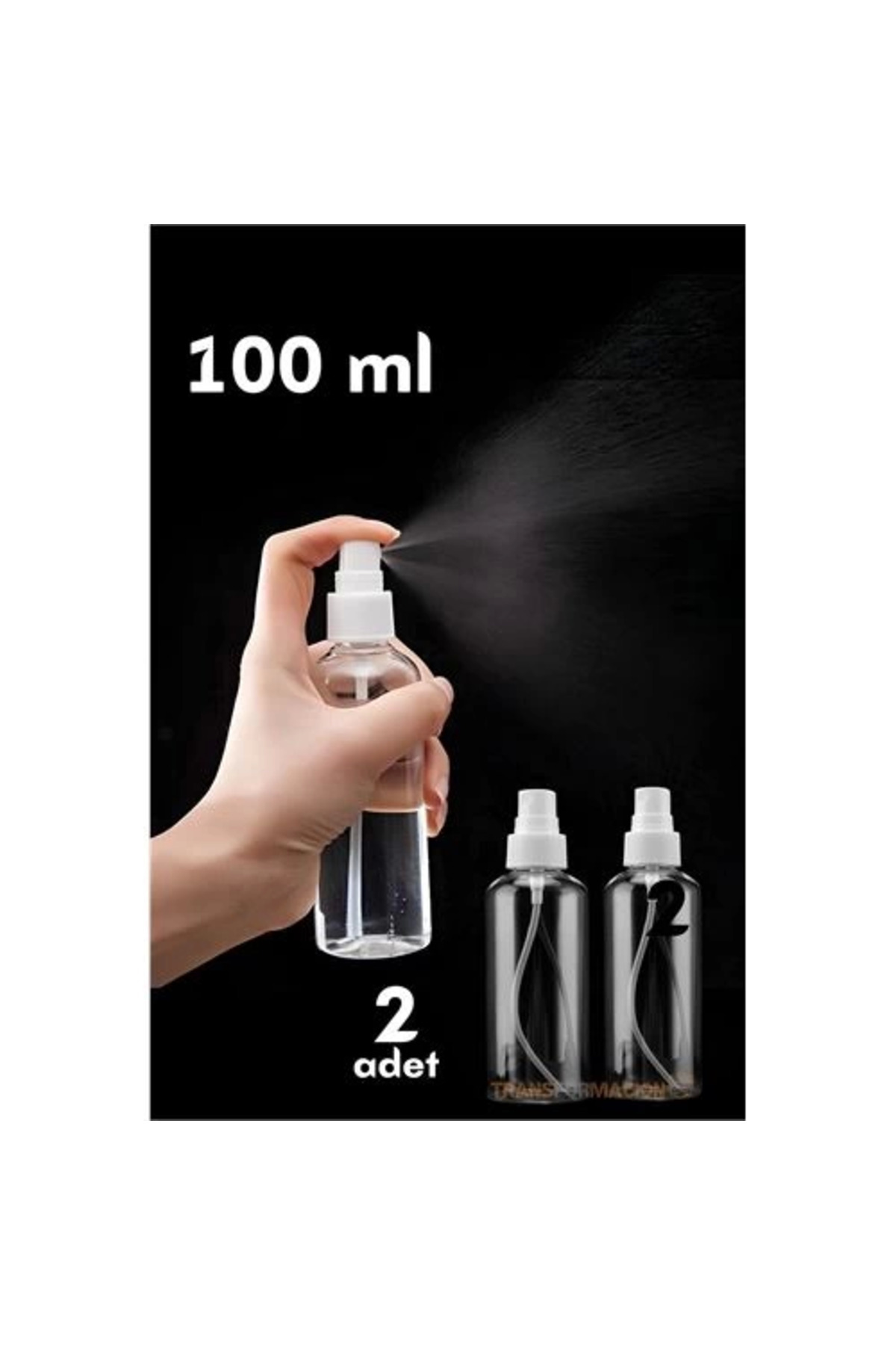 REXAY Bfs Püskürtücü Boş Sprey Şişe 100 Ml 2 Adet