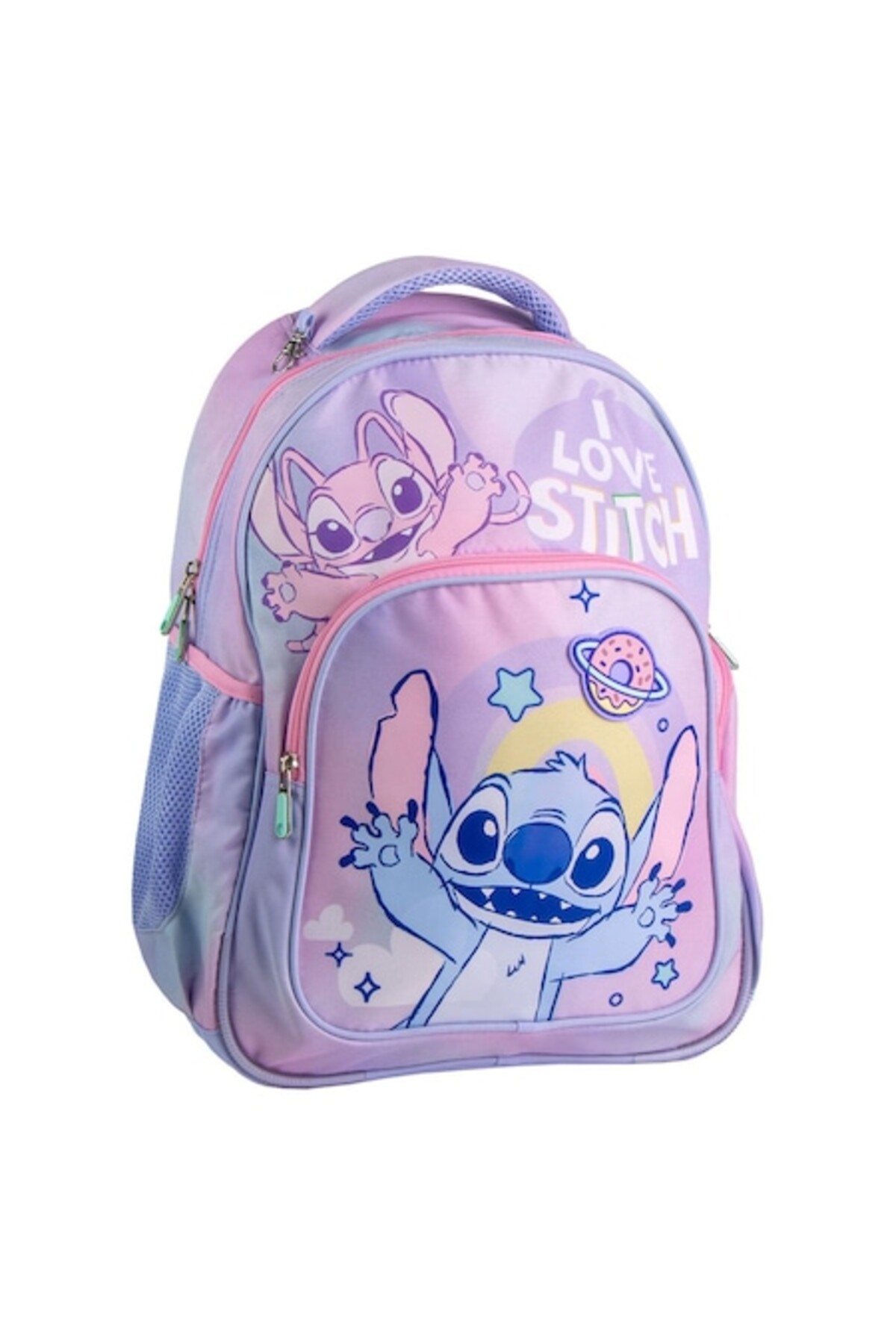 Ghiozdan școlar mediu Lilo & Stitch, 42 cm