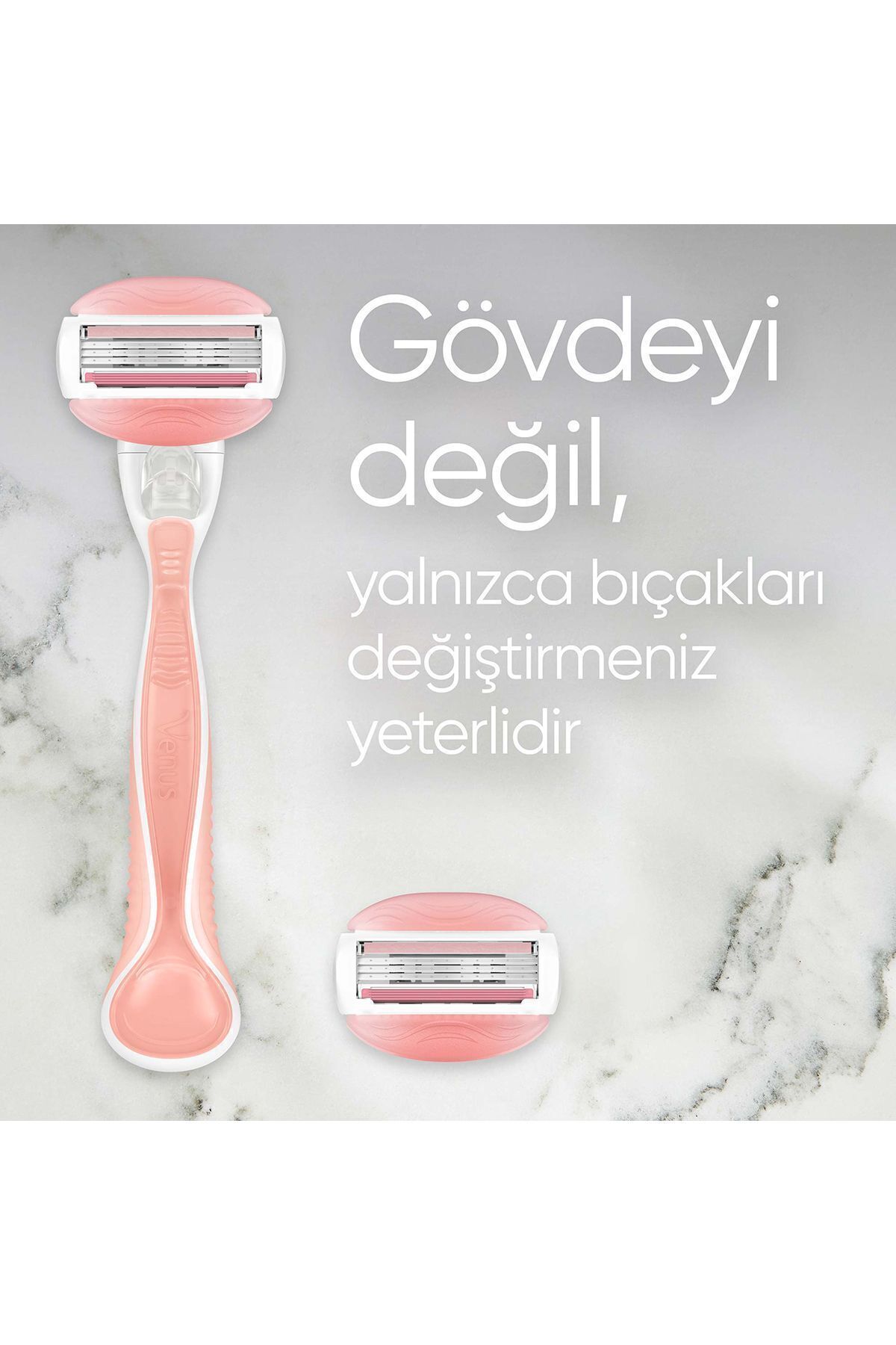 ژیلت ونوس ریش تراش زنانه ونوس کامفورتگلاید اسپا بریز 4 تیغ یدکی