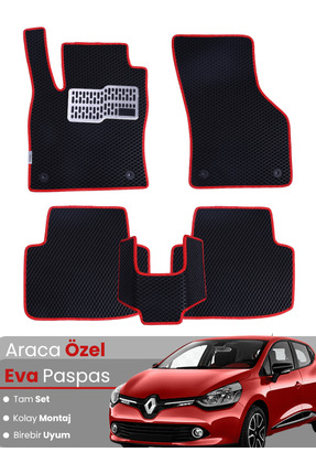 Figapp Renault Clio 4 Hatchback (2012-2019) Uyumlu EVA Paspas Tam Set – Bireb...