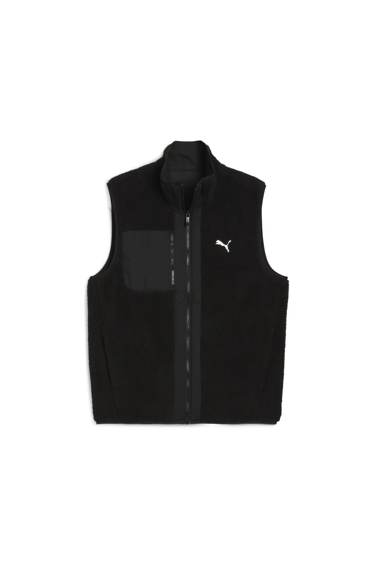 Puma Reversible Sherpa Vest Siyah Erkek Yelek görsel 5