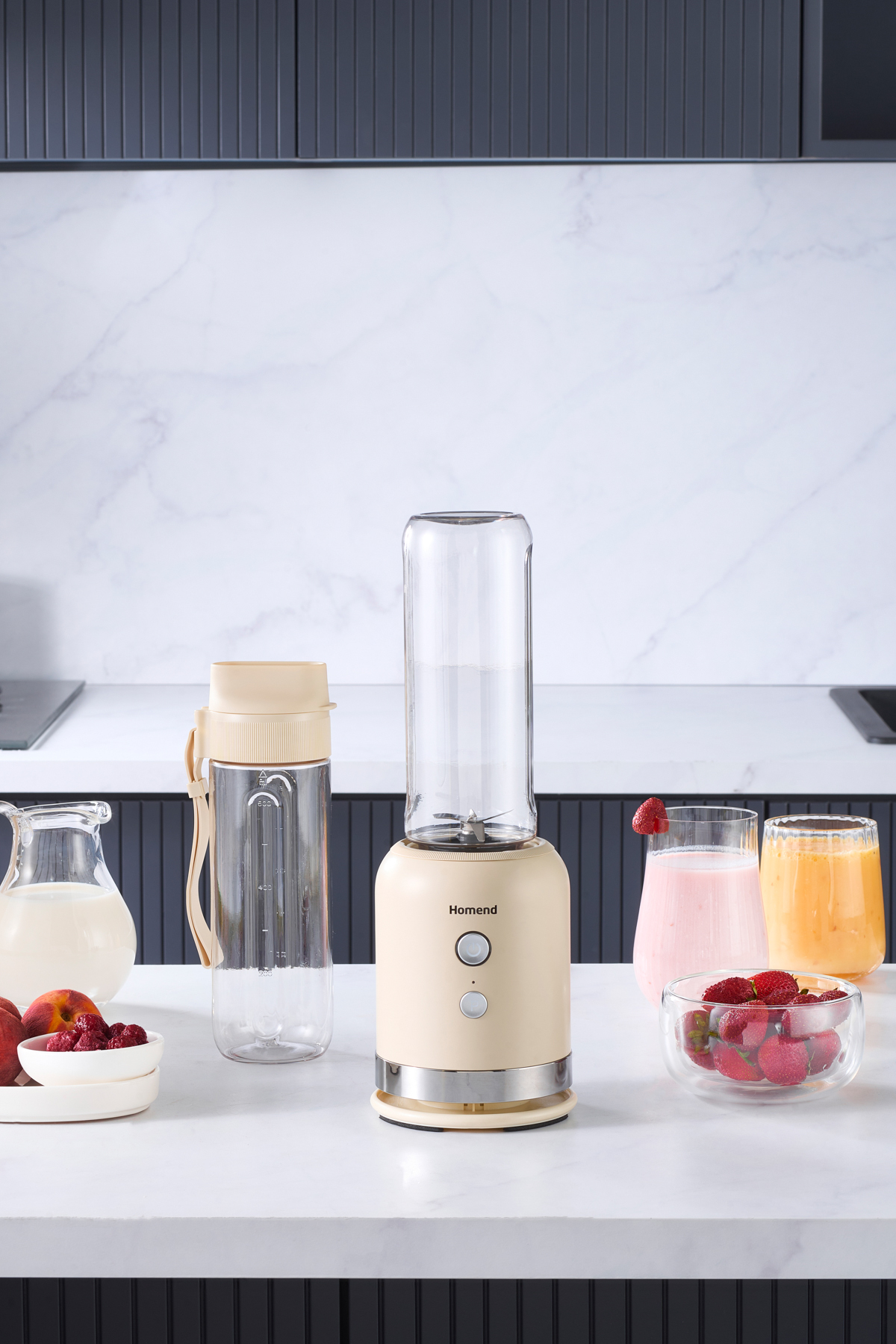 HOMEND Artfood 7025h Smoothie Blender Krem