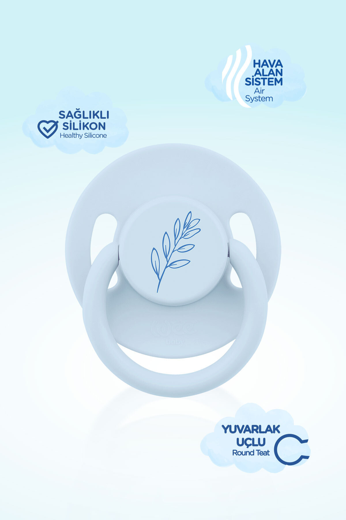 Wee Baby 699 Pure Kauçuk Uçlu No 2 6-18 Ay Emzik fotoğrafı 3 (önizleme)