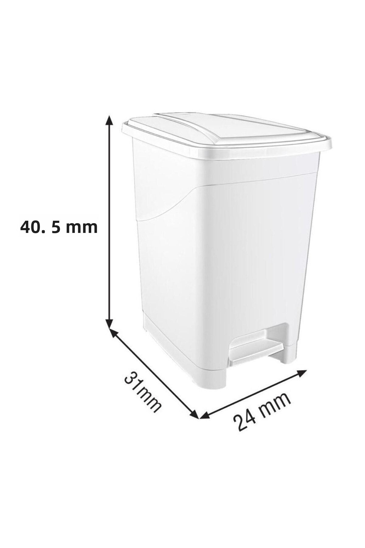 ASlife Home Кошче за боклук с педал и вътрешна кофа 15 литра