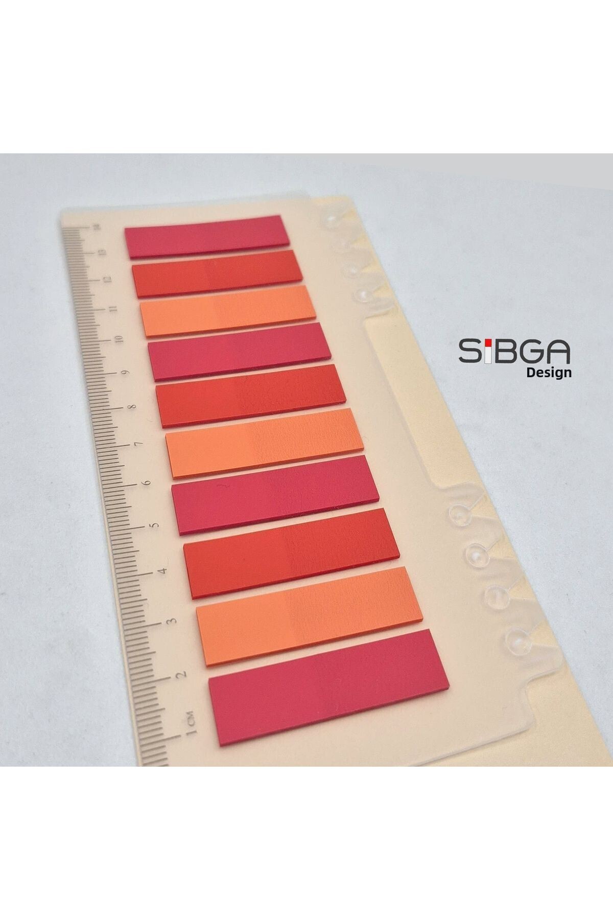 sibga tasarım-Transparent Colored Post-It Note Paper - 200 Sheets Bookmark Sticker 3