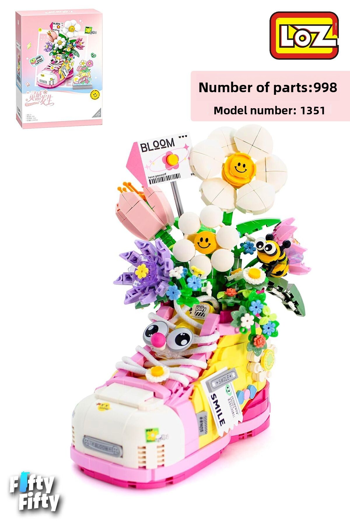 بازی‌ست گل‌آرایی و گل‌های تزئینی و کلکسیونی ۹۹۸ قطعه FF-LZ1351