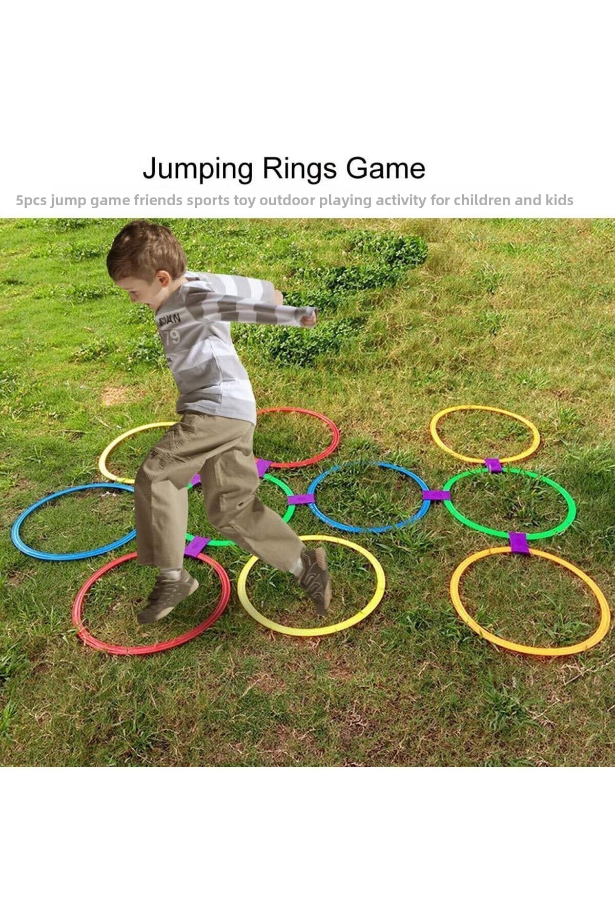 مجموعه دایرهای بازی حلقهای لیلی ۲۲ عددی – دایرههای آموزشی حسی ۲۷ سانتیمتری