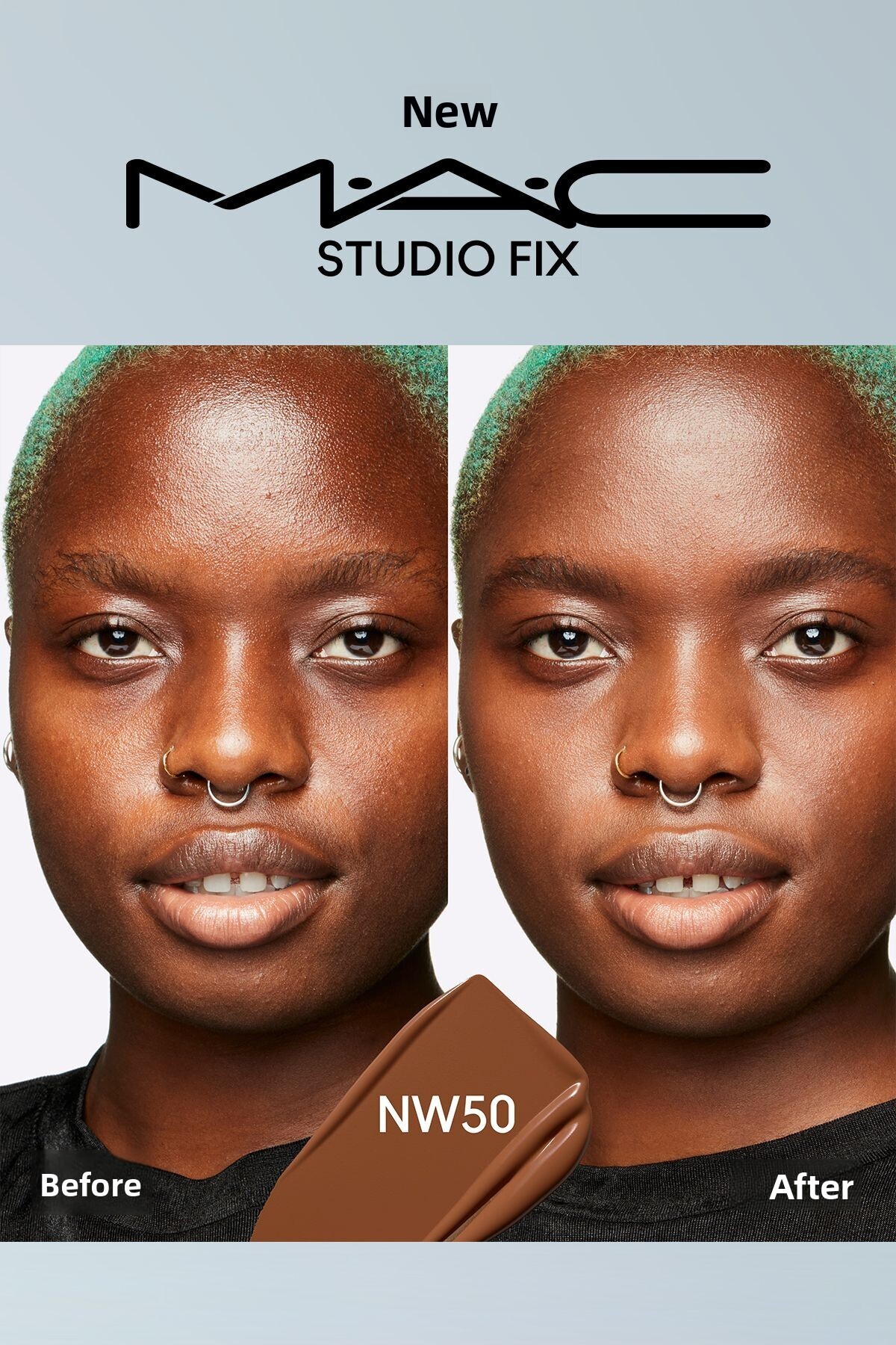 M.A.C-Matte Foundation Lasting up to 24 Hours - Studio Fix Fluid Spf15 - Color: Nw50 - 30ml 5