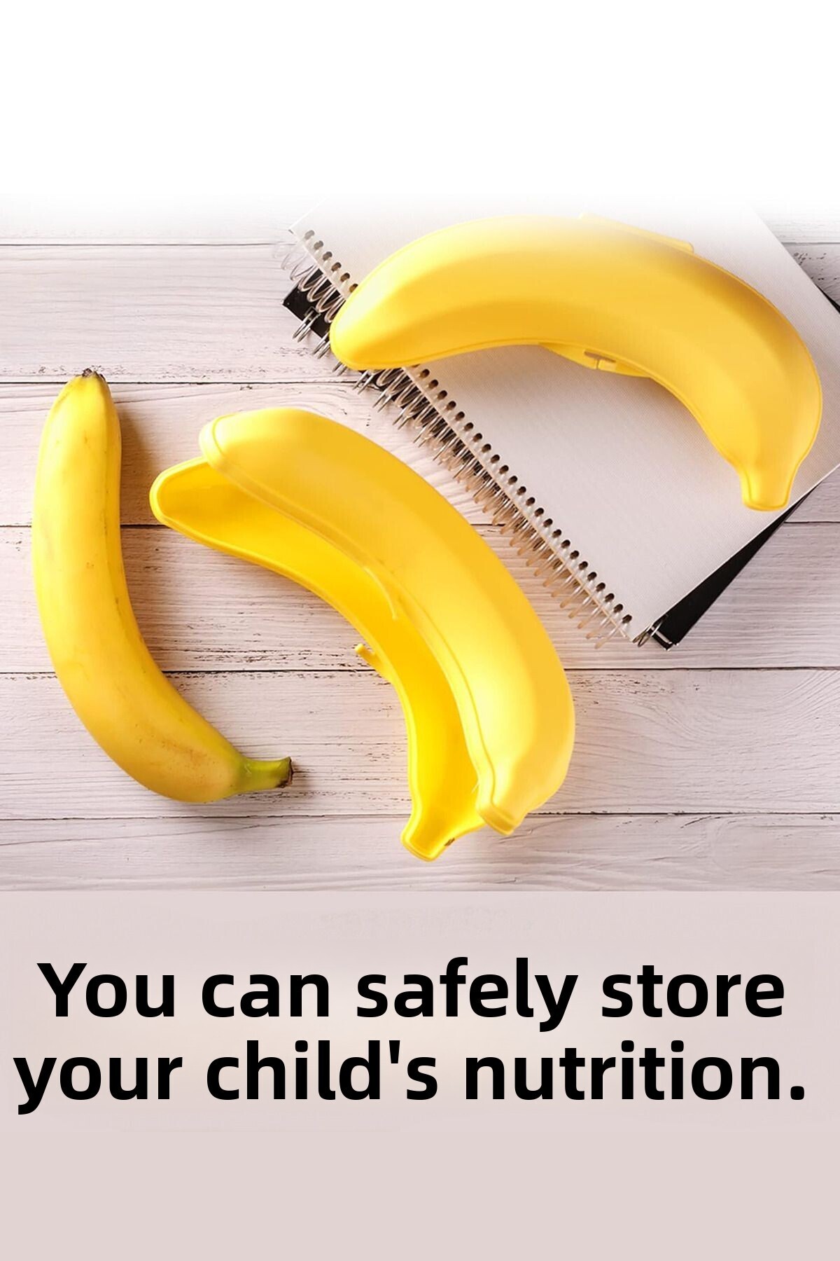 Beatitude-Banana Storage Container Portable Ration Food Box Student Employee Athlete Nuts Fruit Storage Container 4