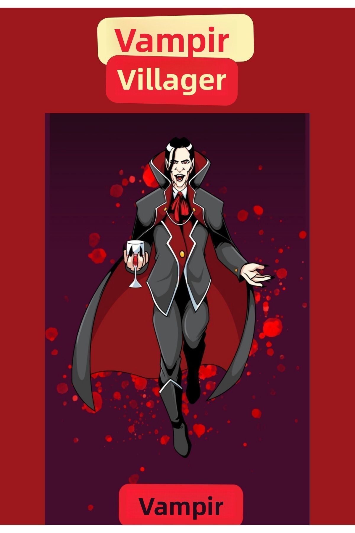 Etiketçi Paşa-Vampire Peasant Card Game - New Year's Fun - Groups Card Games 1