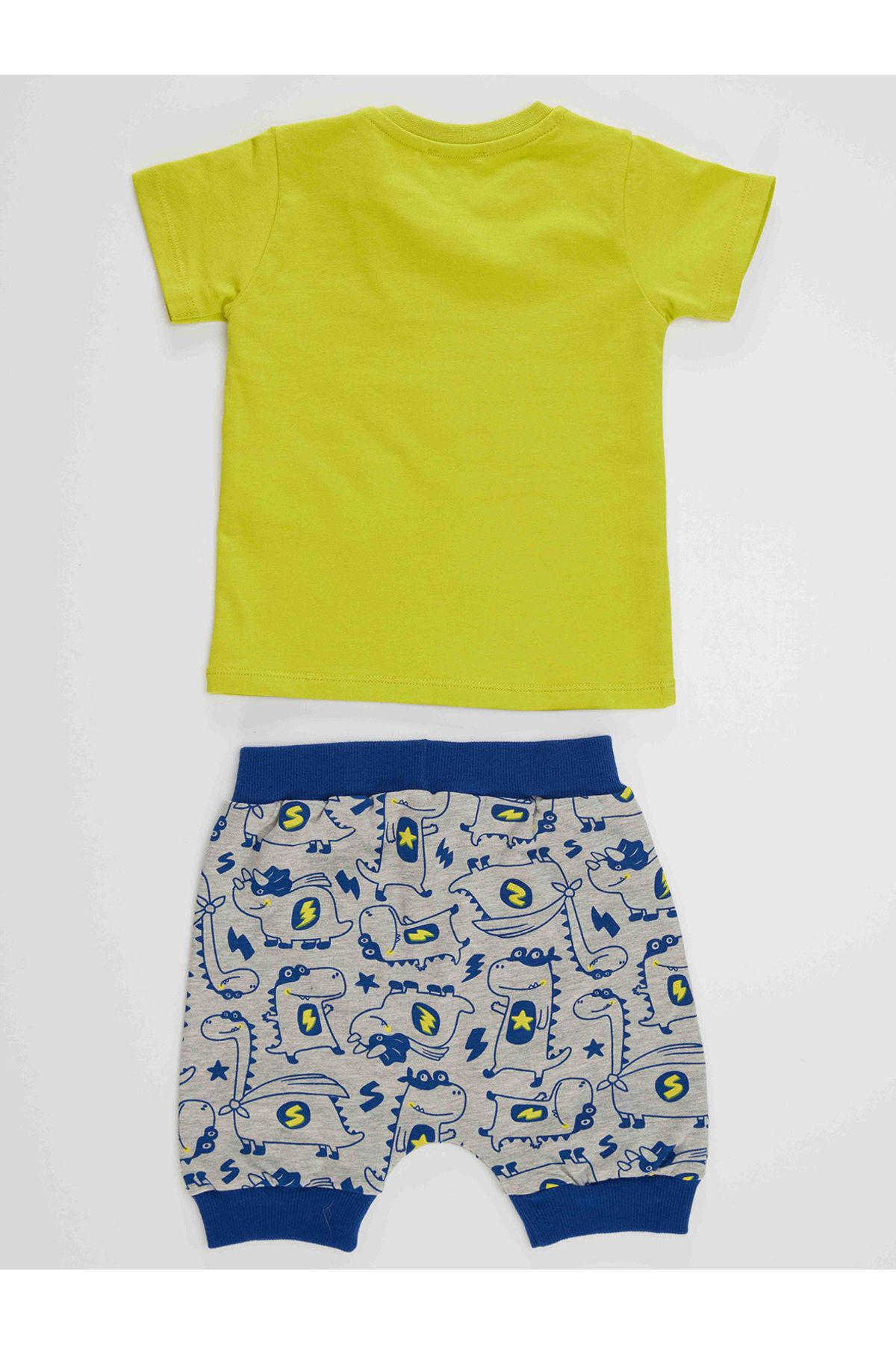 Denokids-Super Dino Baby Boy T-shirt Capri Shorts Set 4