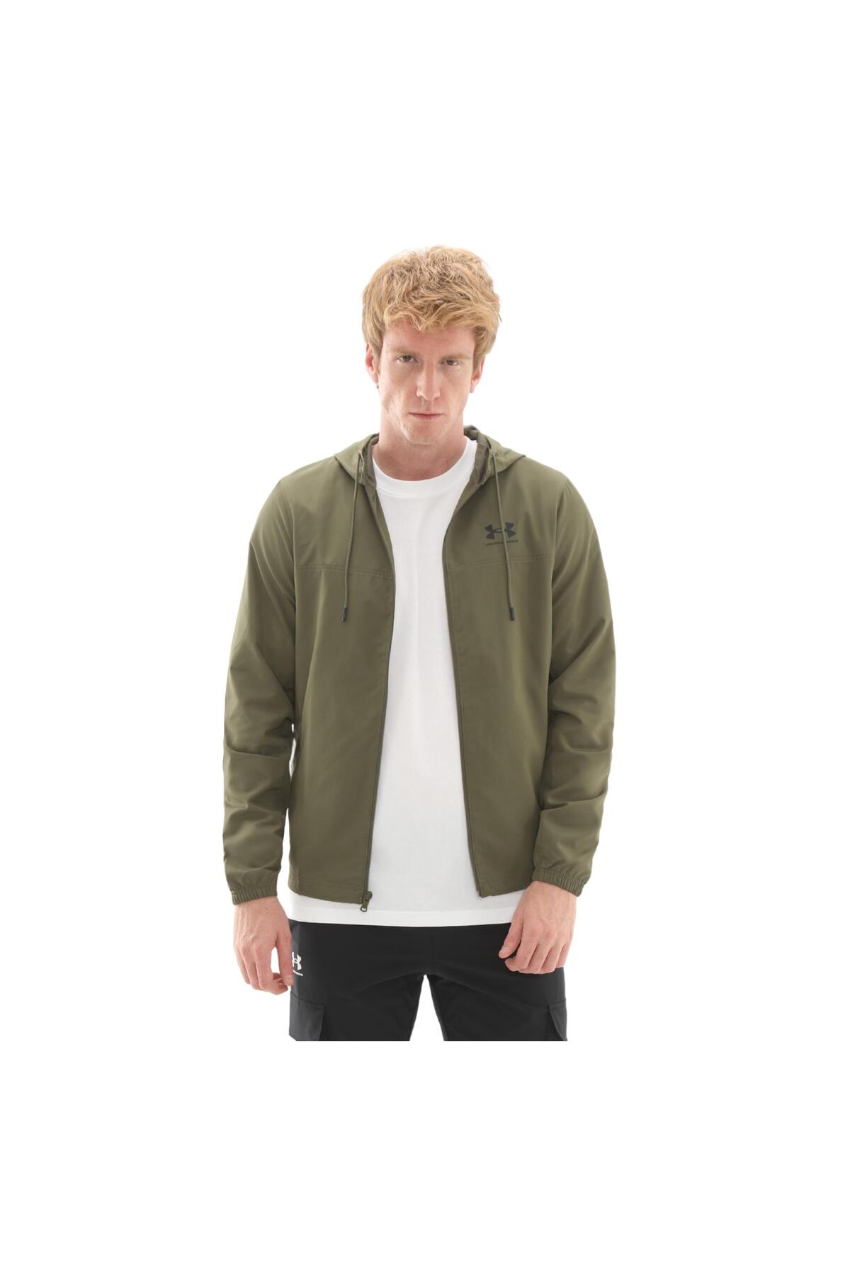 آندر آرمور کاپشن مردانه خاکی رنگ Rival Wvn مدل UA، کد 1390149-390