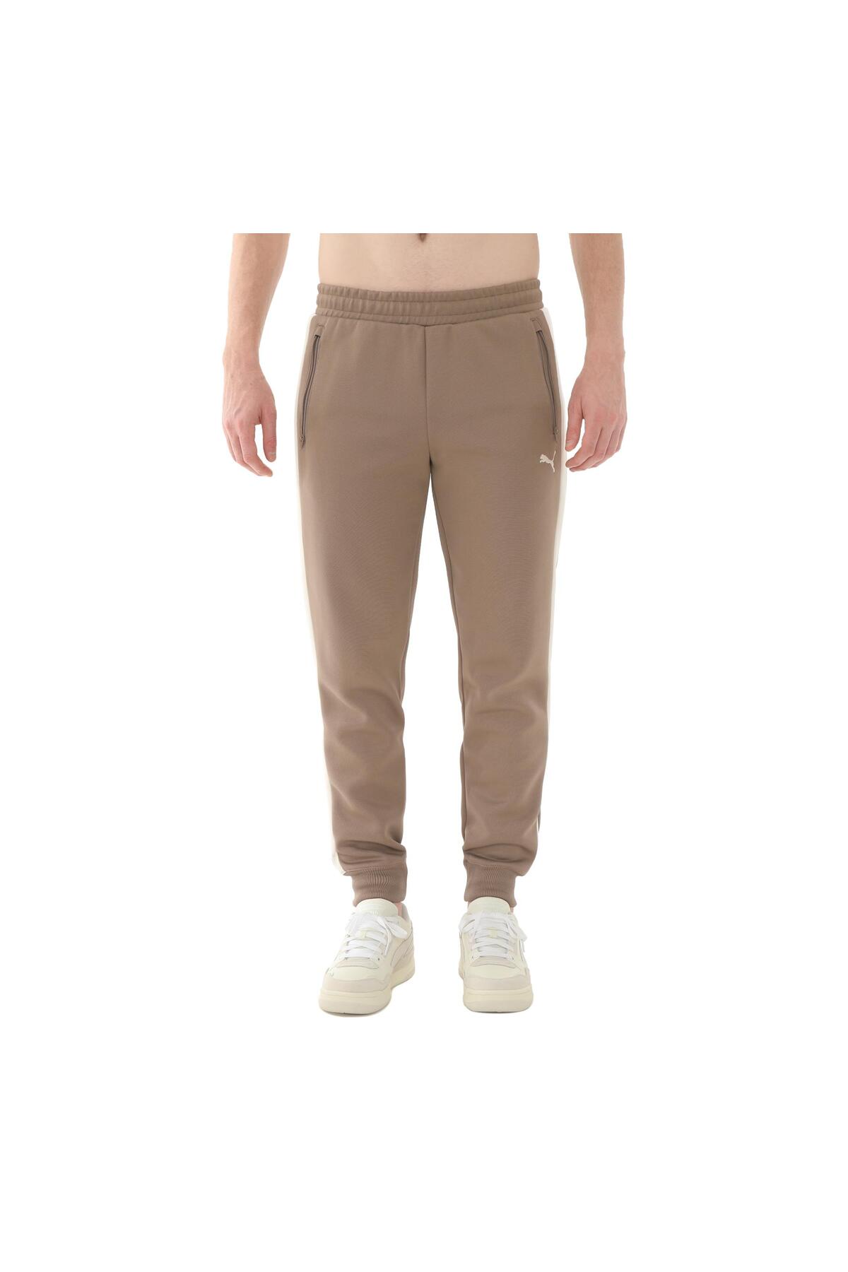 پوما شلوار ورزشی مردانه پوما مدل T7 Always On Track، رنگ قهوه‌ای، کد 629588-93