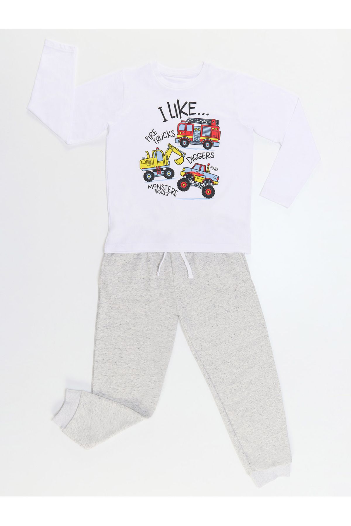 Denokids-Stavební vozidla Sada chlapeckých triček 3