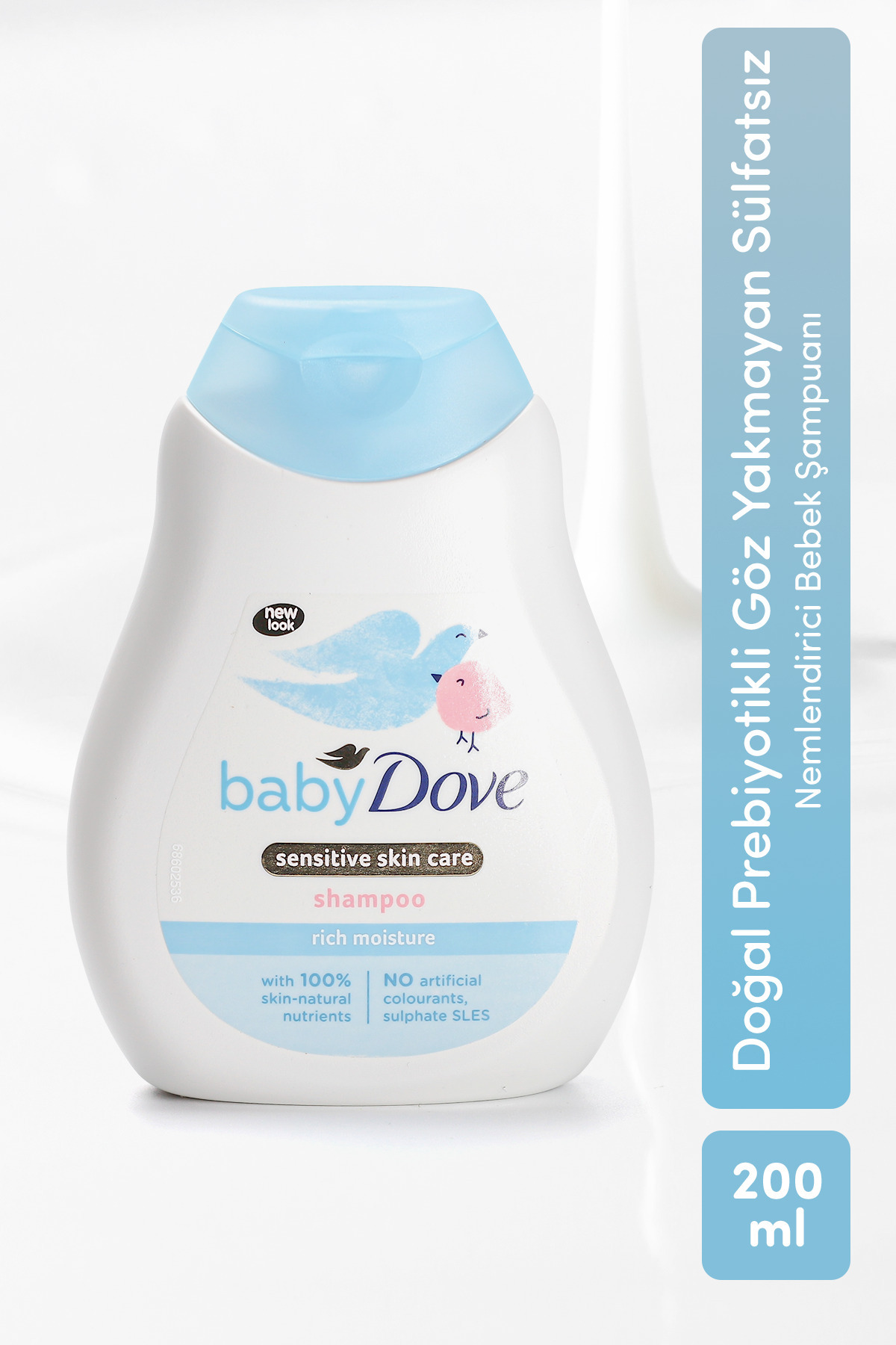 Dove Hassas ve Kuru Cilde Sahip Bebekler İçin Saç Şampuanı 200 ml - Fiyatı, Yorumları