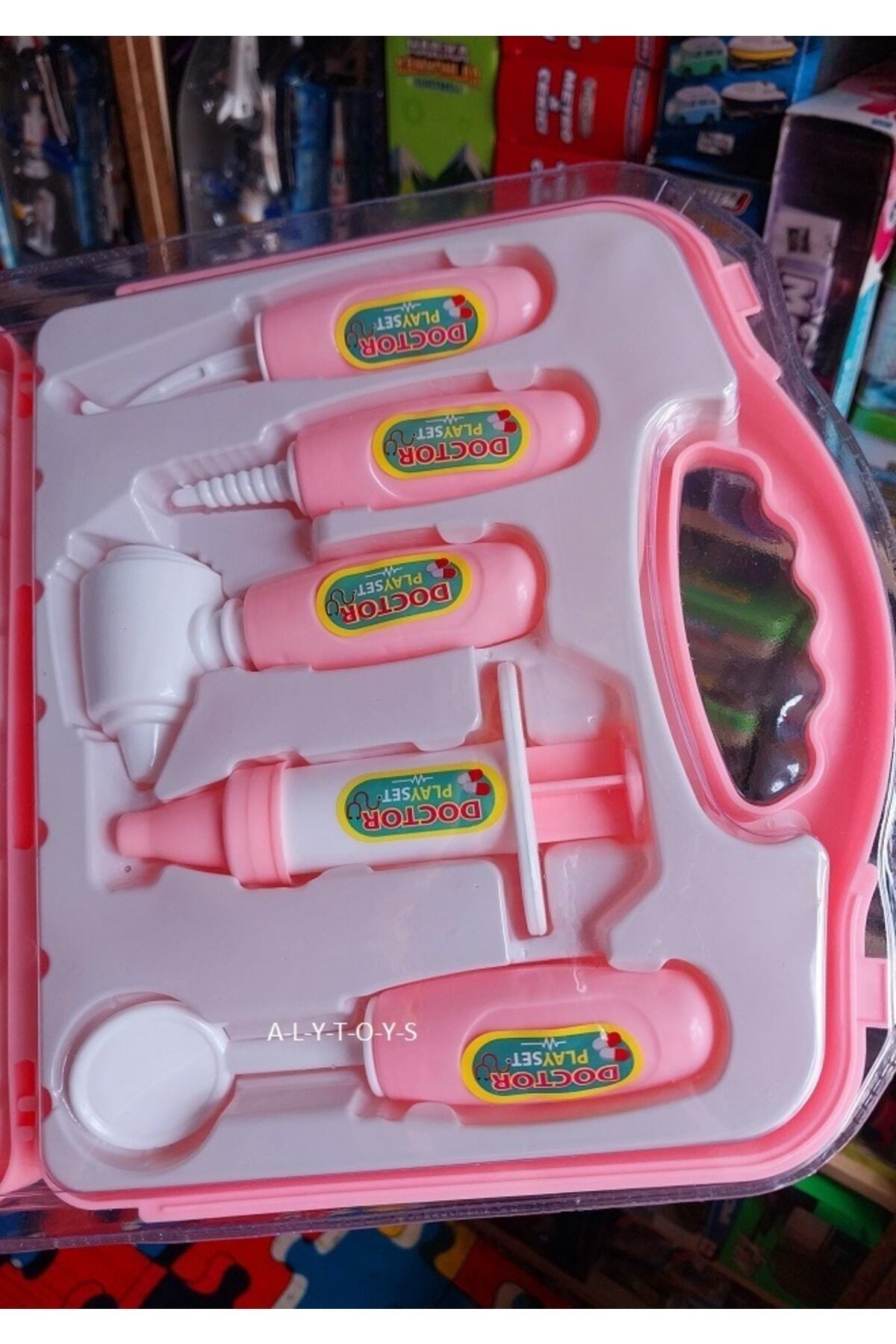 ALYTOYS Çantalı Doktor Set Diş Fırçası Dişler Fırça Dişçi Set Meslek Oyunu 9 Parça Oyuncak Çanta 23x38cm fotoğrafı 5 (önizleme)