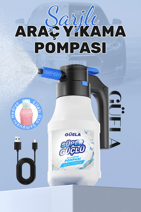 CONOCER Şarjlı Araç Yıkama Köpük Püskürtücü 1.5L Elektrikli Otomatik Oto Köpü...