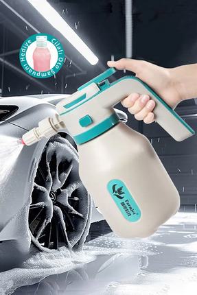 GÜELA Şarjlı Otomatik Araç Yıkama Temizleme Yoğun Köpük Püskürtücü Pompa 2 Li...