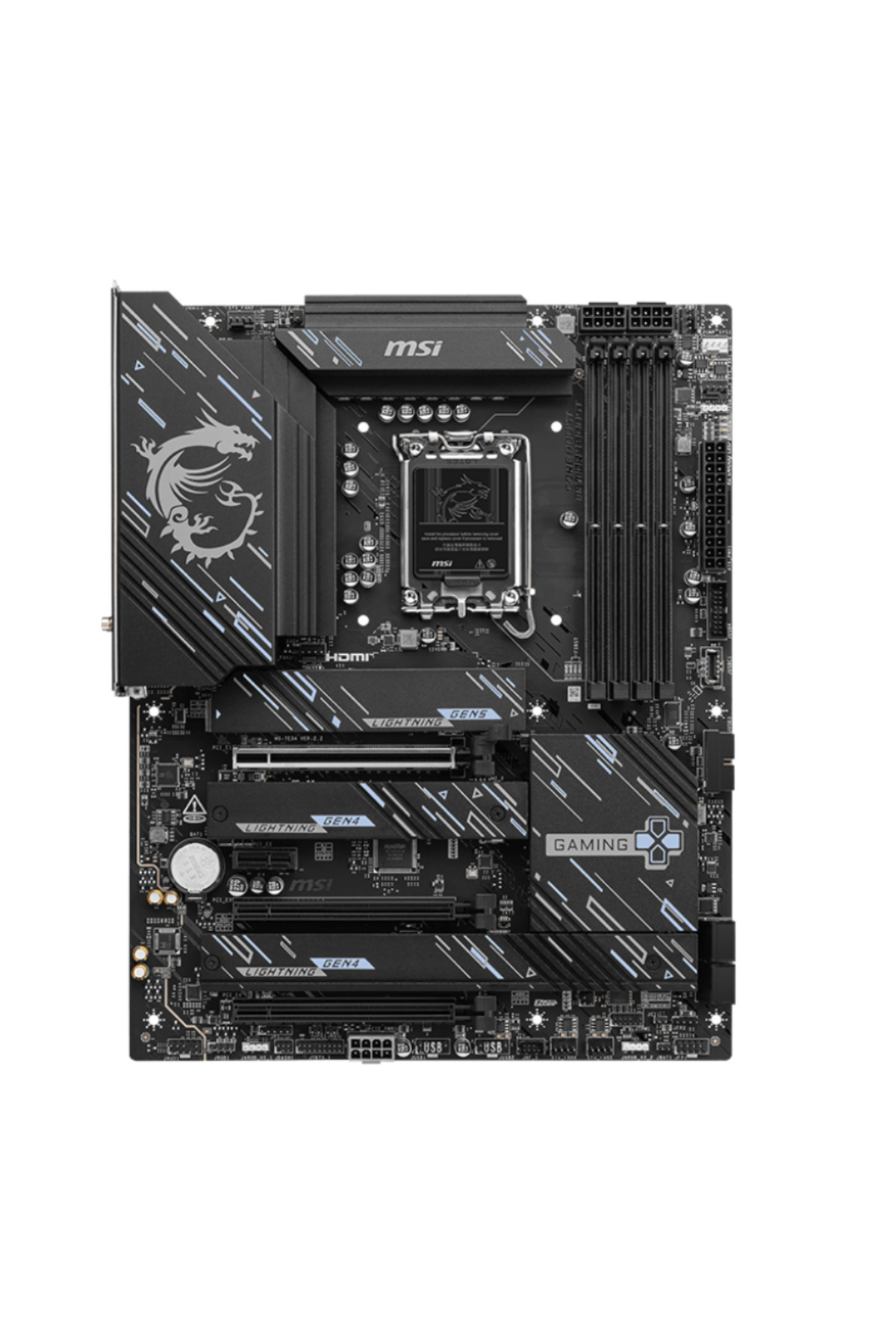 MSI-Z890 Gaming Plus Wifi Intel Socket 1851 Ddr5 9200Mhz (Oc) Wifi 7 Atx Gaming Motherboard 1