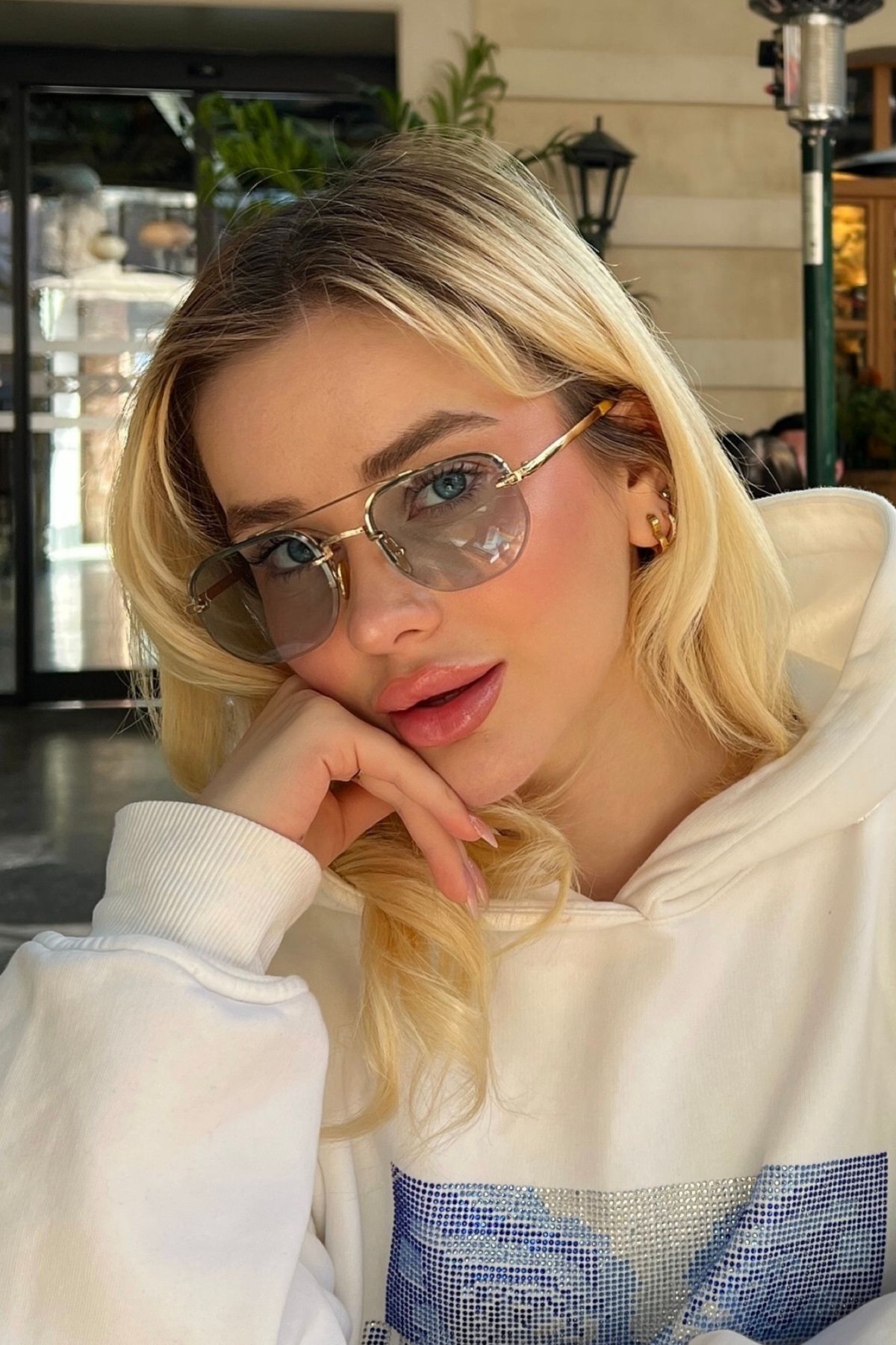 REN EYEWEAR Astra Metal Lazer Kesim yeni sezon Güneş Gözlüğü uv400 koruma premium seri görsel 3