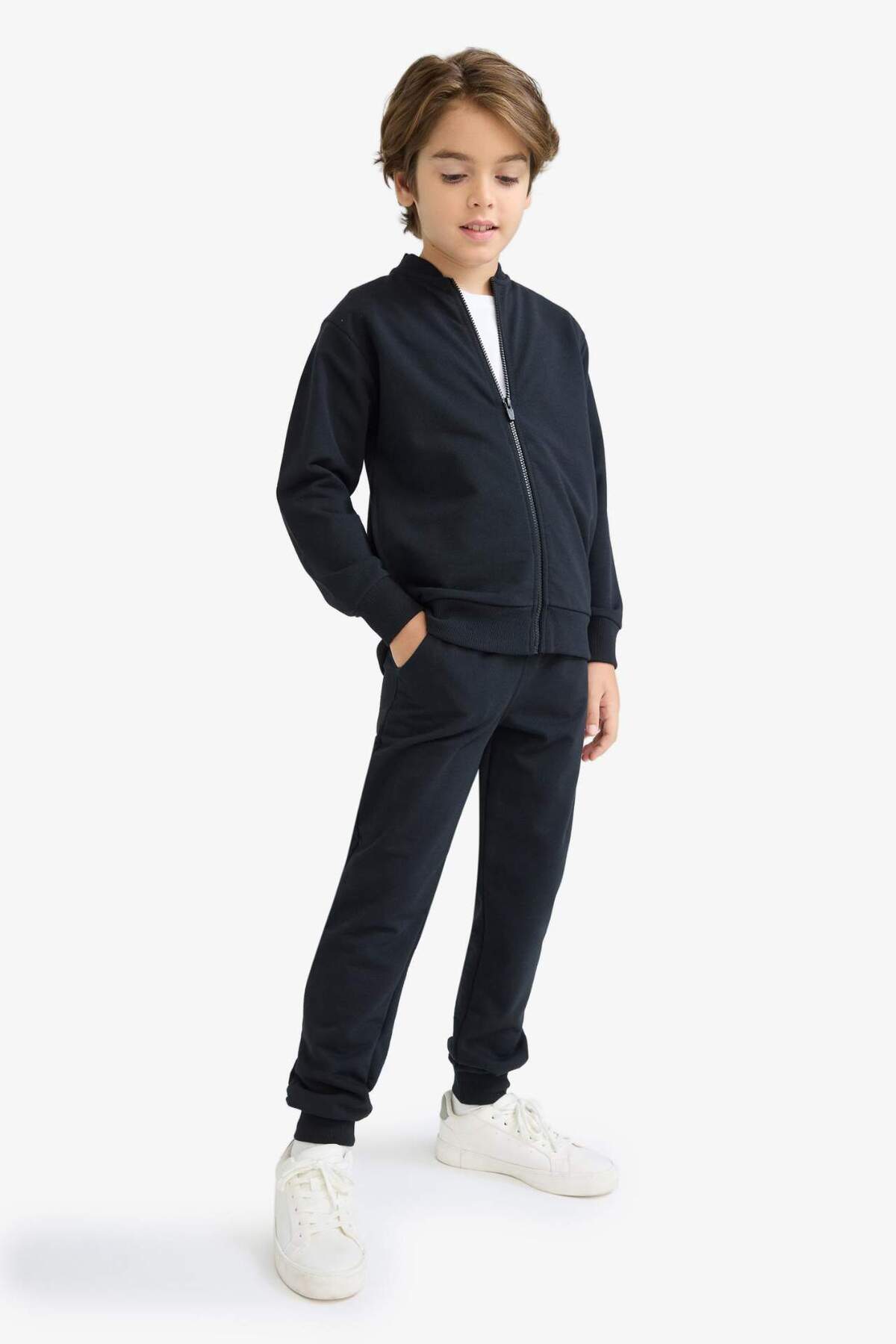 DeFacto-Schwarze Jungen-Jogginghose E7338a8/bk27 1