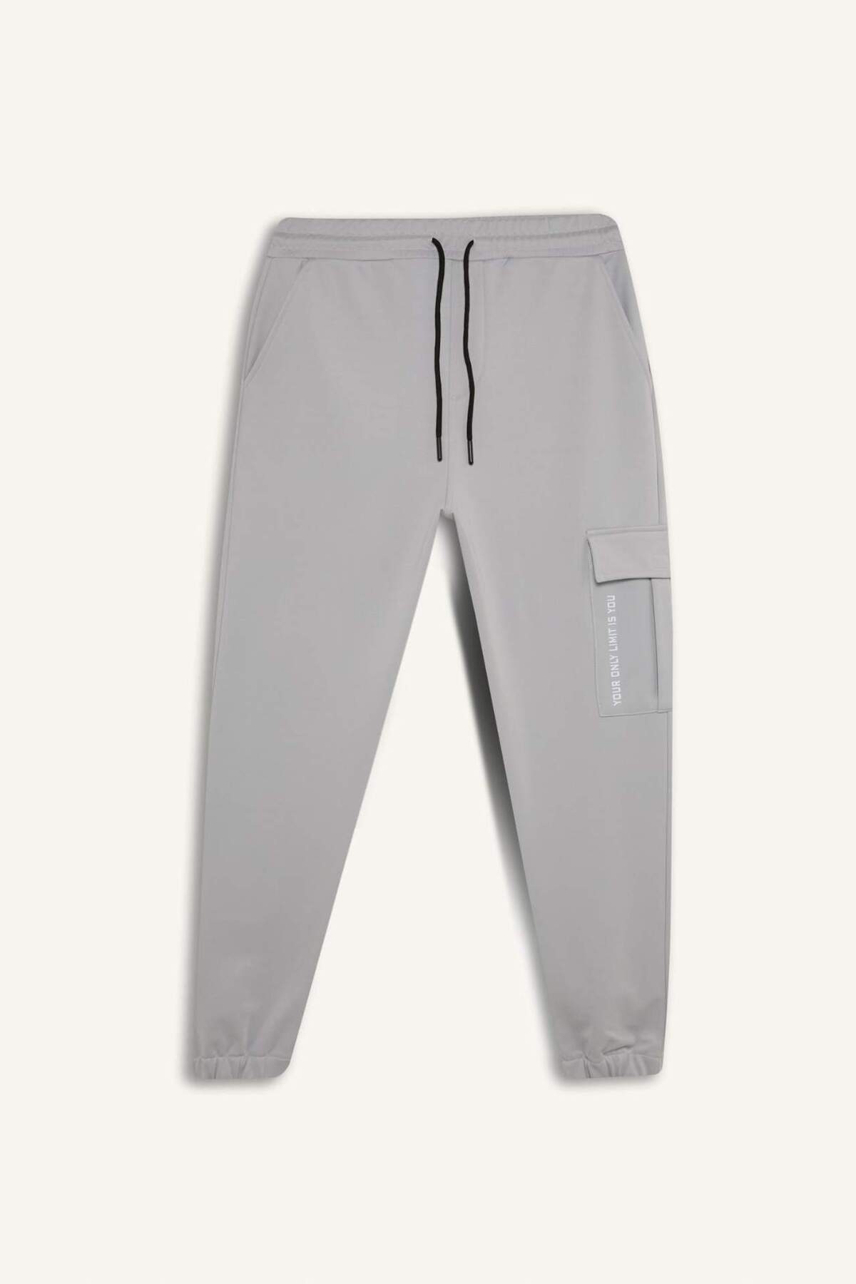 DeFacto-Defactofit Sports Jogger Sweatpants Standard Fit Three Pockets Lace-Up Waist Elastic Leg D3741Ax24Wn 7