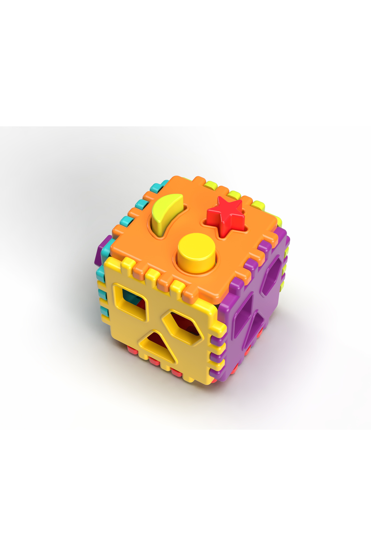 Uniqlion Bultak Küp Şekil Eşleştirme Oyuncağı 1 Yaş+ Montessori Eğitim Seti (12 Parça) fotoğrafı 2 (önizleme)