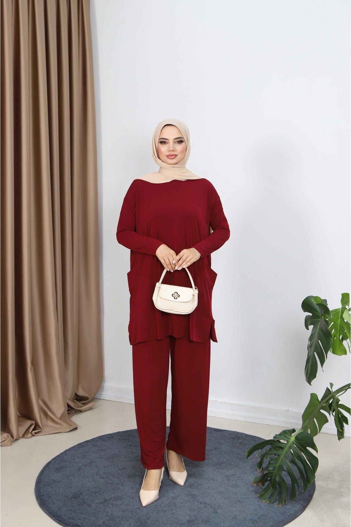 SANDY PANTS SET WITH SIDE POCKETS